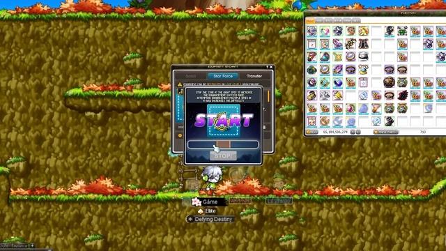 Maplestory Reboot - 290b Star Forcing (Shining Star Force Event)