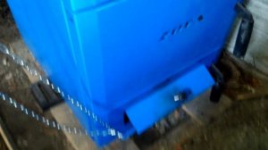 Как работает регулятор тяги на котле ZOTA Тополь М 14.