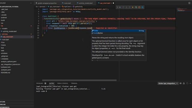 API integration with flutter смотреть онлайн