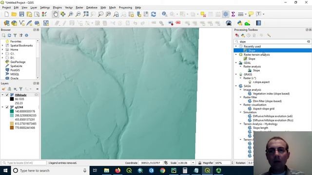Enhancing a hillshade visualization in QGIS смотреть онлайн