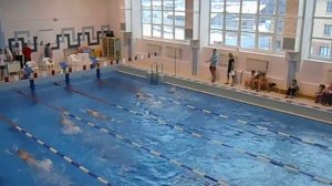 Соревнования по плаванию бассейн "Молодсть"100 Комплекс