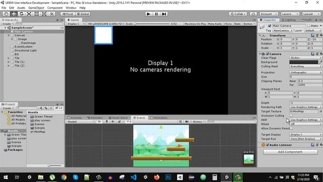 Unity UI Tutorials - Raw-Image and Mini-Map смотреть онлайн