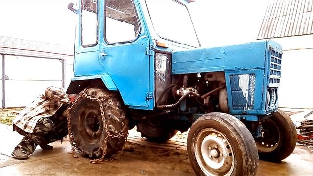 Цепи на колёса минитрактора улучшаем проходимость смотреть онлайн