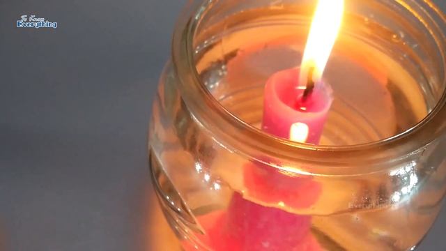 How to burn a candle underwater Science Project | Underwater Candle - Science Experimant смотреть онлайн
