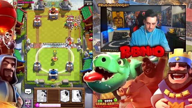 UN ZAP BAIT DIFERENTE!! | Clash Royale | Rubinho vlc смотреть онлайн
