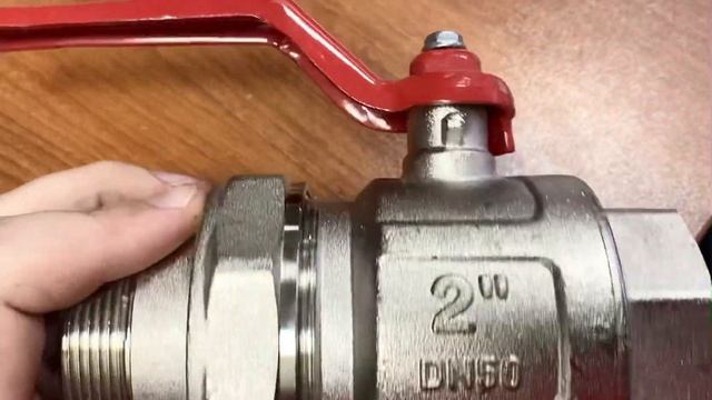 Шаровой латунный кран НР-ВР полнопроходной, ручка-рычаг, со сгоном, Ду 50(2") PN 25, Itap Ideal 098 смотреть онлайн