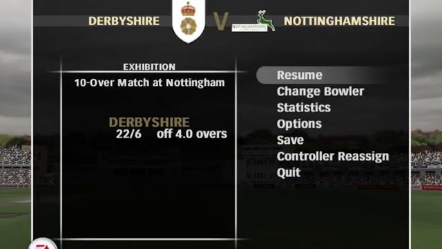 DERBYSHIRE Vs NOTTINGHAMSHIRE | EA SPORTS™ Cricket 07