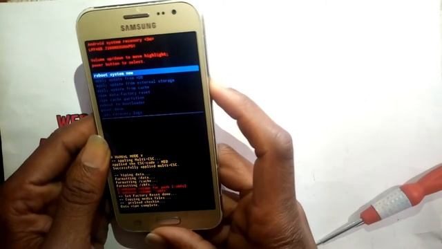 How To Hard Reset Samsung Galaxy J2 SM J200H