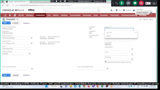 Oracle NetSuite Live Webinar 27th Jan. 2023 | A Complete NetSuite ERP Walkthrough смотреть онлайн