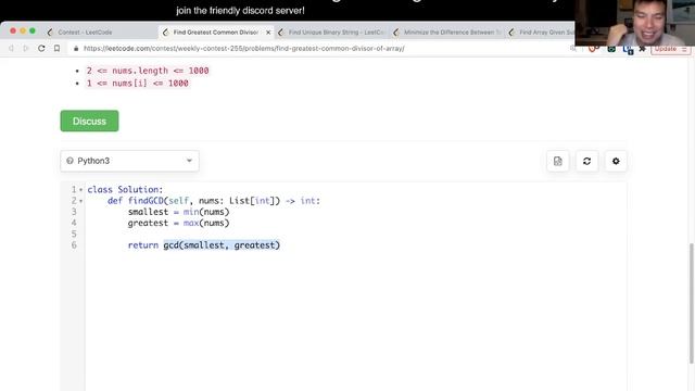 1979. Find Greatest Common Divisor of Array (Leetcode Easy) смотреть онлайн