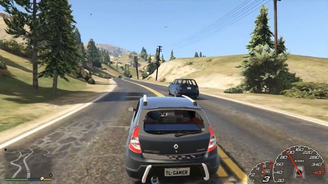 GTA 5 renault sandero gt line 2012 rebaixado roda santorini смотреть онлайн
