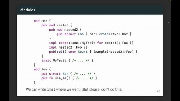 Программирование на Rust 4. Interior mutability. Cargo. Iterators