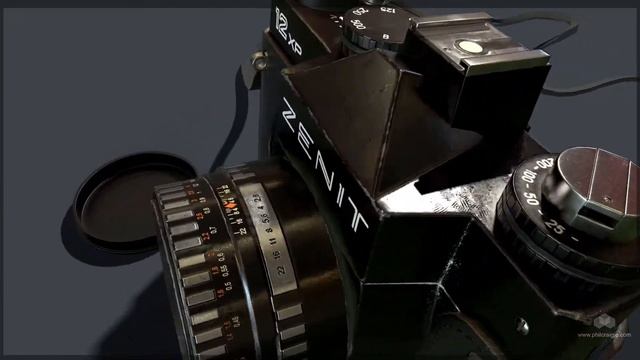 Zenit 12XP Camera - 3d Model Turnaround смотреть онлайн