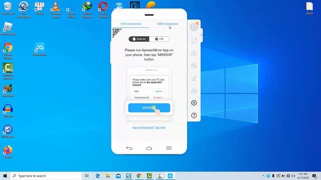 How To Install and Use ApowerMirror in Windows 10 - Connect Phone to PC смотреть онлайн