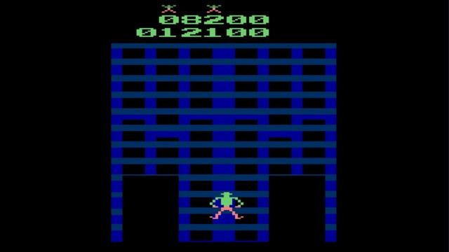 Crazy Climber (Atari 2600) - Game Play смотреть онлайн