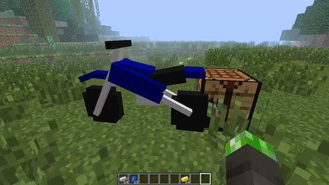 Обзор Мода Minecraft Dirt Bike Mod (Погоняем?)