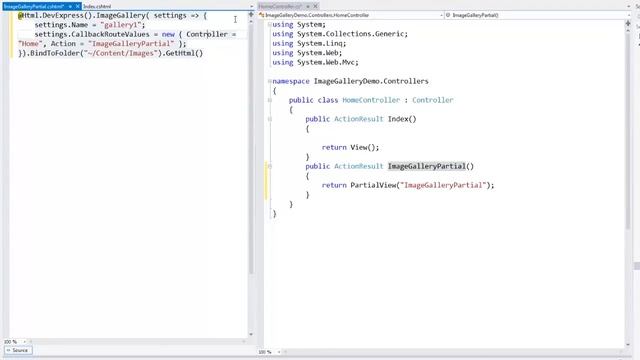 DevExpress ASP.NET MVC: Image Gallery смотреть онлайн
