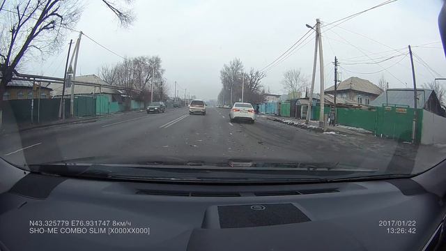 ДПТ на Жансугурова (бывш.Белинского) 22.01.2017г смотреть онлайн