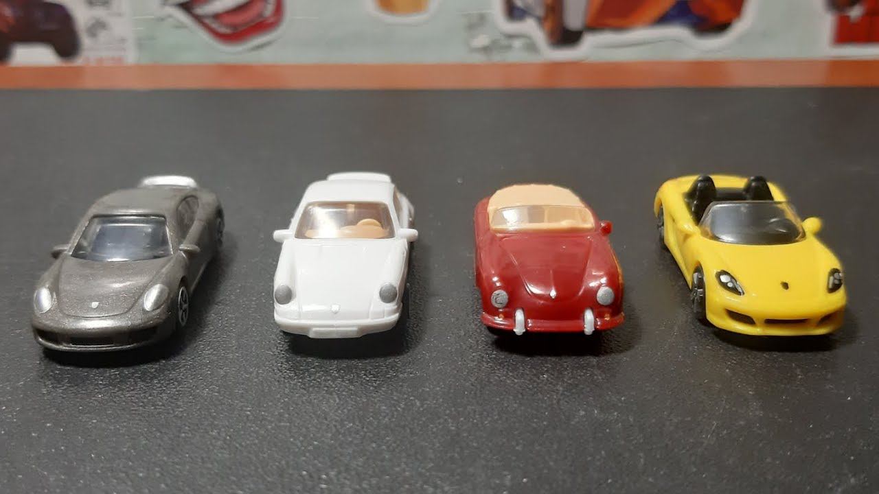 ПОРШЕ из Киндер-Сюрпризов / Обзор автомобильной коллекции 2013 года! смотреть онлайн