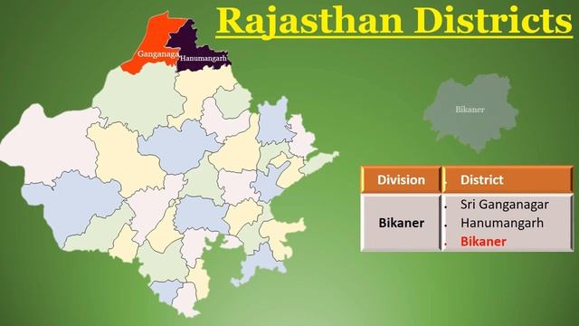 Rajasthan MAP | District Of Rajasthan with Maps || Largest state of India by area смотреть онлайн