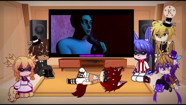 Fnaf 1 + mystery person react to Darkest Desires смотреть онлайн