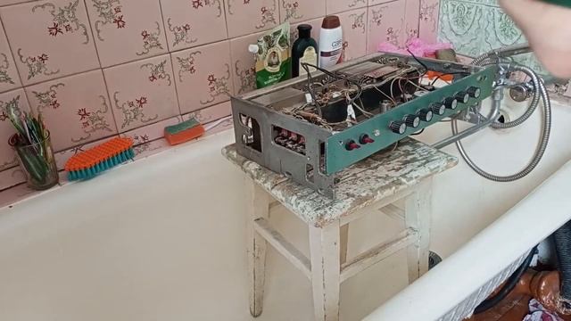 Ламповый самодельный гитарный комбо усилитель 100Вт смотреть онлайн
