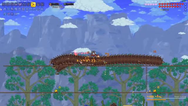 Terraria Modded Boss Fights #4 Desert Scourge смотреть онлайн