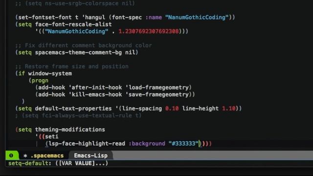 Spacemacs #24 Customize Color Theme | 컬러 테마 커스터마이징 смотреть онлайн