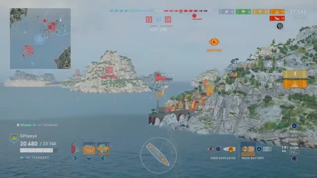 World Of Warships: Legends Tashkent: If It Moves, Shoot It!