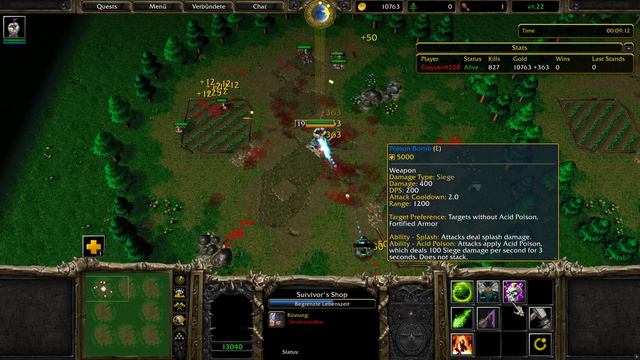 Warcraft III Reforged - Tower Survior 1.22 | 18 Minute survival смотреть онлайн
