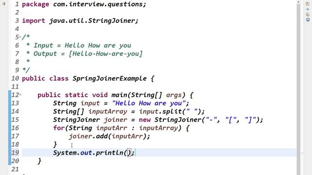 StringJoiner Interview Questions смотреть онлайн