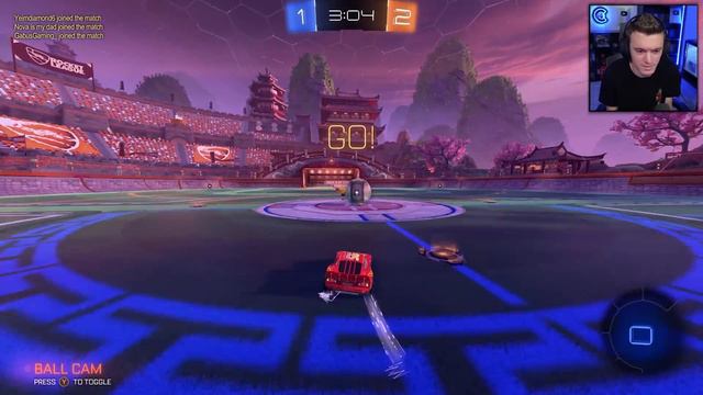 PLAYING WITH *NEW* LIGHTNING MCQUEEN CAR IN ROCKET LEAGUE! смотреть онлайн
