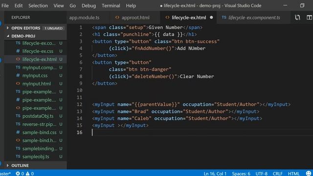 Angular 7 - Lifecycle Events смотреть онлайн
