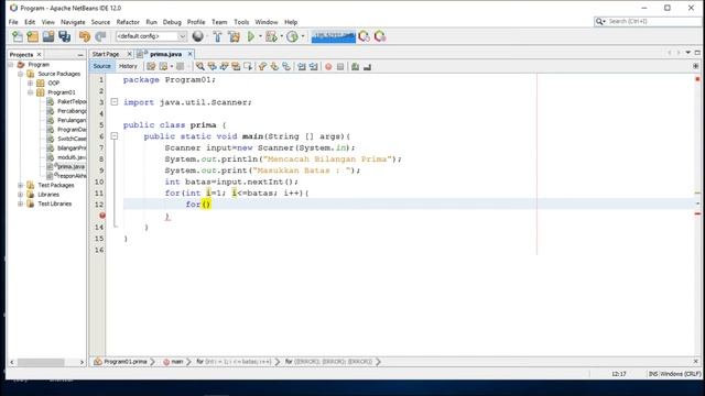 Program Java | Mencacah Bilangan Prima #java смотреть онлайн