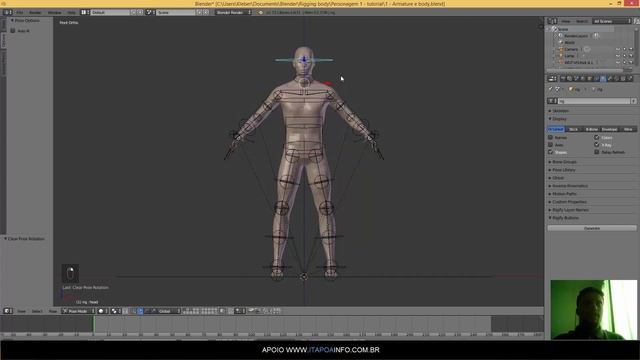 1.1-Blender - Rigify e camadas смотреть онлайн