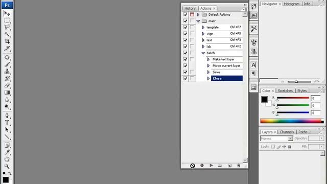Автоматизация работы в Photoshop - инструмент Batch смотреть онлайн