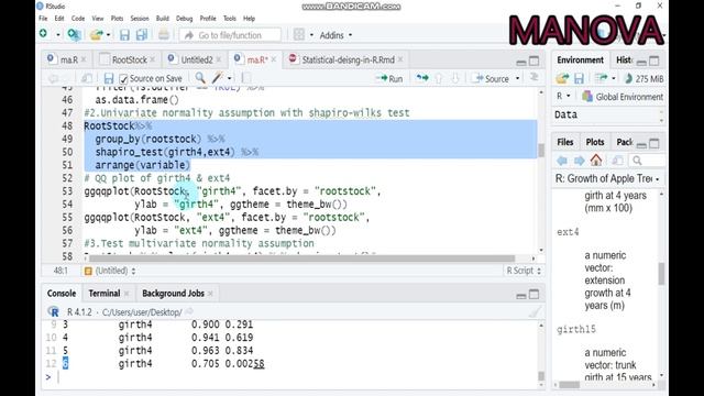 One -Way Multivariate Analysis of Variance (MANOVA) Assumptions in R software смотреть онлайн