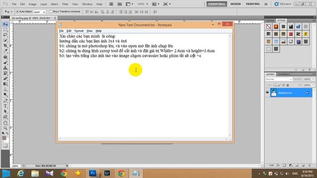 Hướng dẫn làm ảnh 3x4 và 4x6 bằng photoshop смотреть онлайн