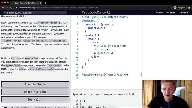 Render a Class Component to the DOM - React - Free Code Camp смотреть онлайн