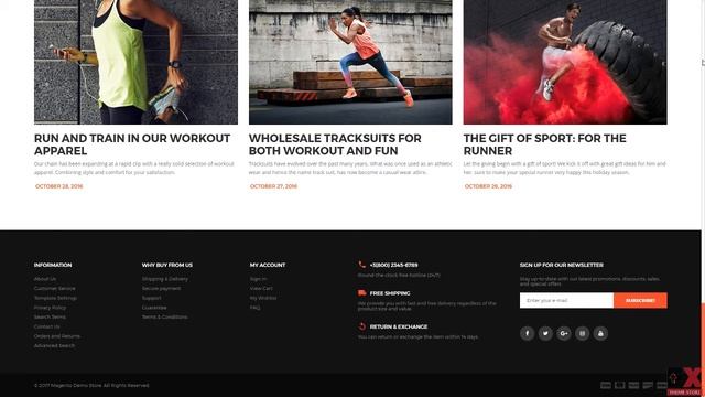 MyGym - Sport Store Magento Theme TMT review by Fulke Justin смотреть онлайн