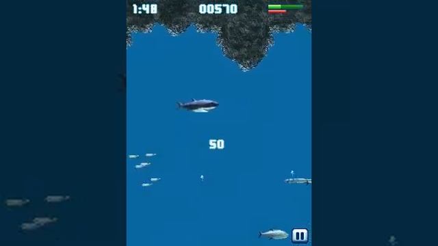 Игра Hungry Shark на телефоны - обзор от MobyTown.Ru смотреть онлайн