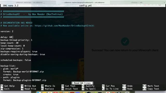 Backup Your Minecraft Server To The Cloud!