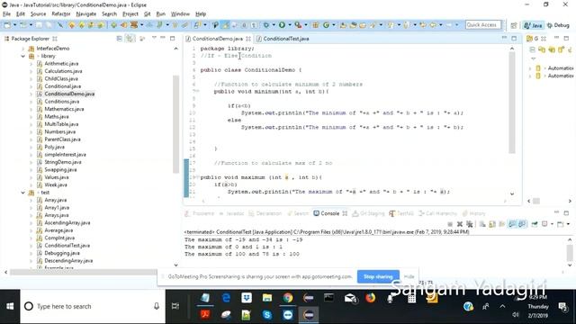 Java || Conditional Statements || If Else || Mininum Maximum Functions || Examples смотреть онлайн