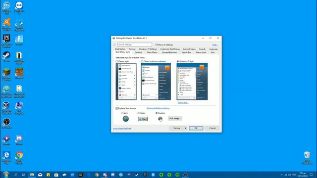 Classic Shell Custom Windows 7 Theme(First Video Of The Channel) смотреть онлайн