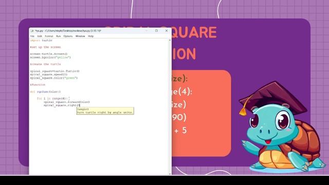 PART 4 | TURTLE GRAPHICS | PYTHON FOR KIDS | EVOLVE ROBOTICS INDIA смотреть онлайн