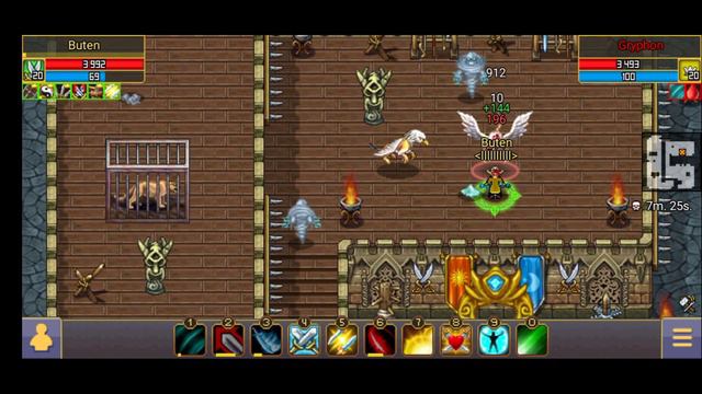 Warspear Online - lvl20 bd Solo Easy Nadir Dungeon { Buten } смотреть онлайн