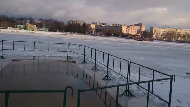 Беларусь #Лида+ Крещенский Сочельник 19.19.Здесь состоится погружение в освященную крещенскую вод смотреть онлайн