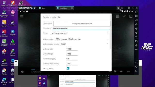 HOW TO FIX EXPORT ERROR AVEE PLAYER ON EMULATOR PC (WINDOWS 7,8,10) смотреть онлайн