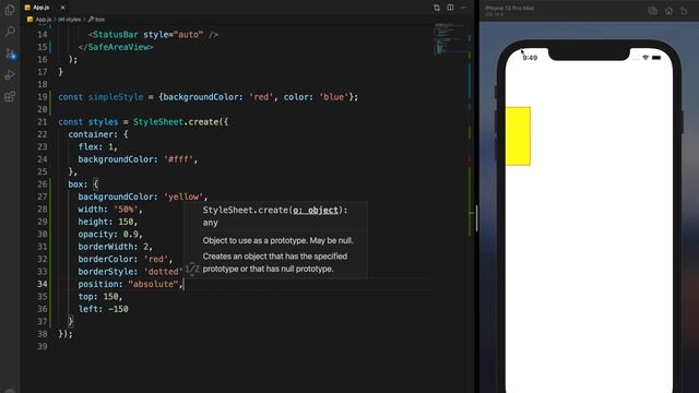 Изучение React Native / Урок #4 – Написание стилей для приложения смотреть онлайн