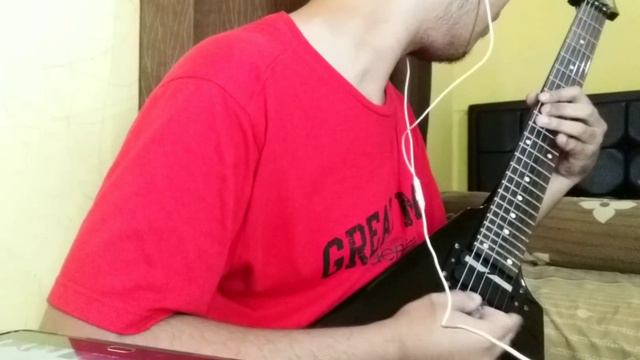 Bullet for my valentine (BFMV) - Scream aim fire (Guitar Cover + Solo) (CortVX2V + NUX MG100 ) смотреть онлайн